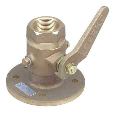 Perko 2-1/2" Seacock Ball Valve Bronze 0805010PLB